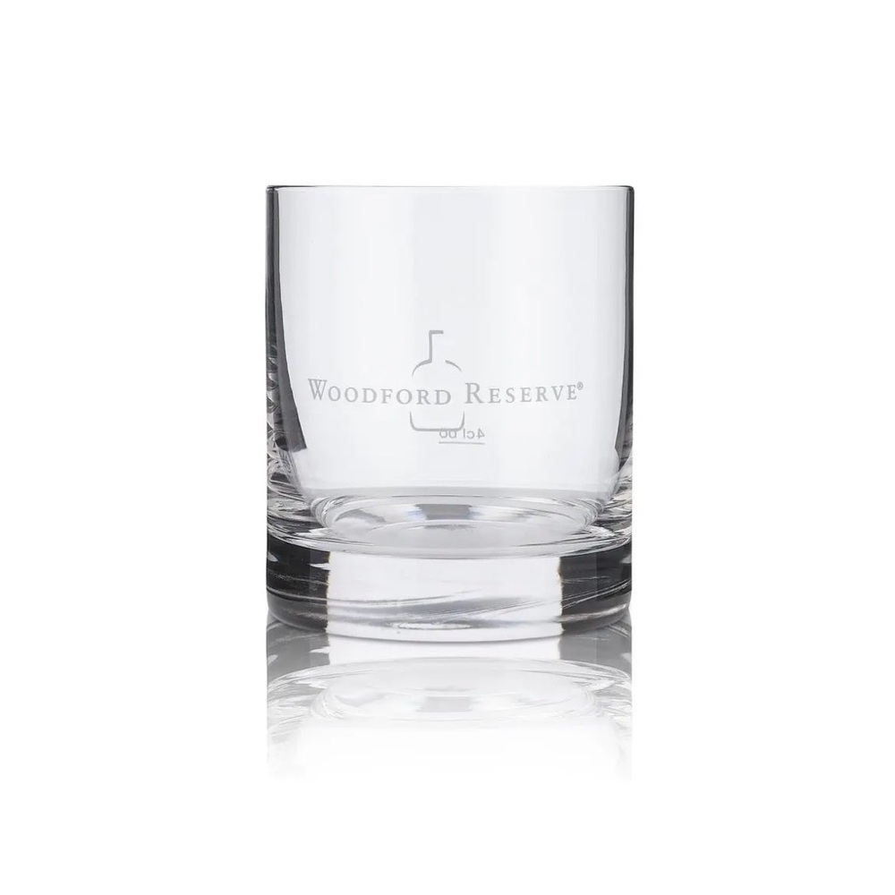Set 2 Woodford Reserve Clear Crystal Whiskey Glass - Clear